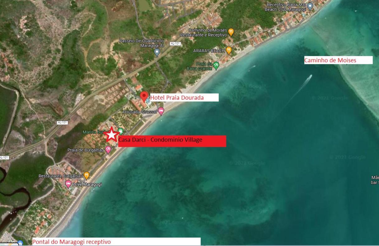Casa Darci - Beira-Mar, No Condominio Village Maragogi Eksteriør bilde